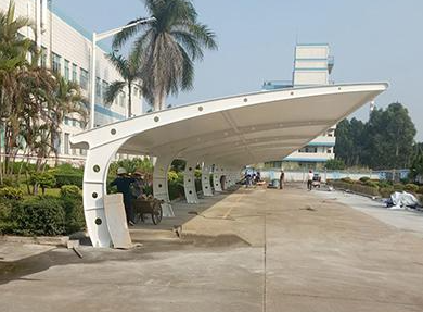 合肥膜結(jié)構(gòu)車棚如何建造？